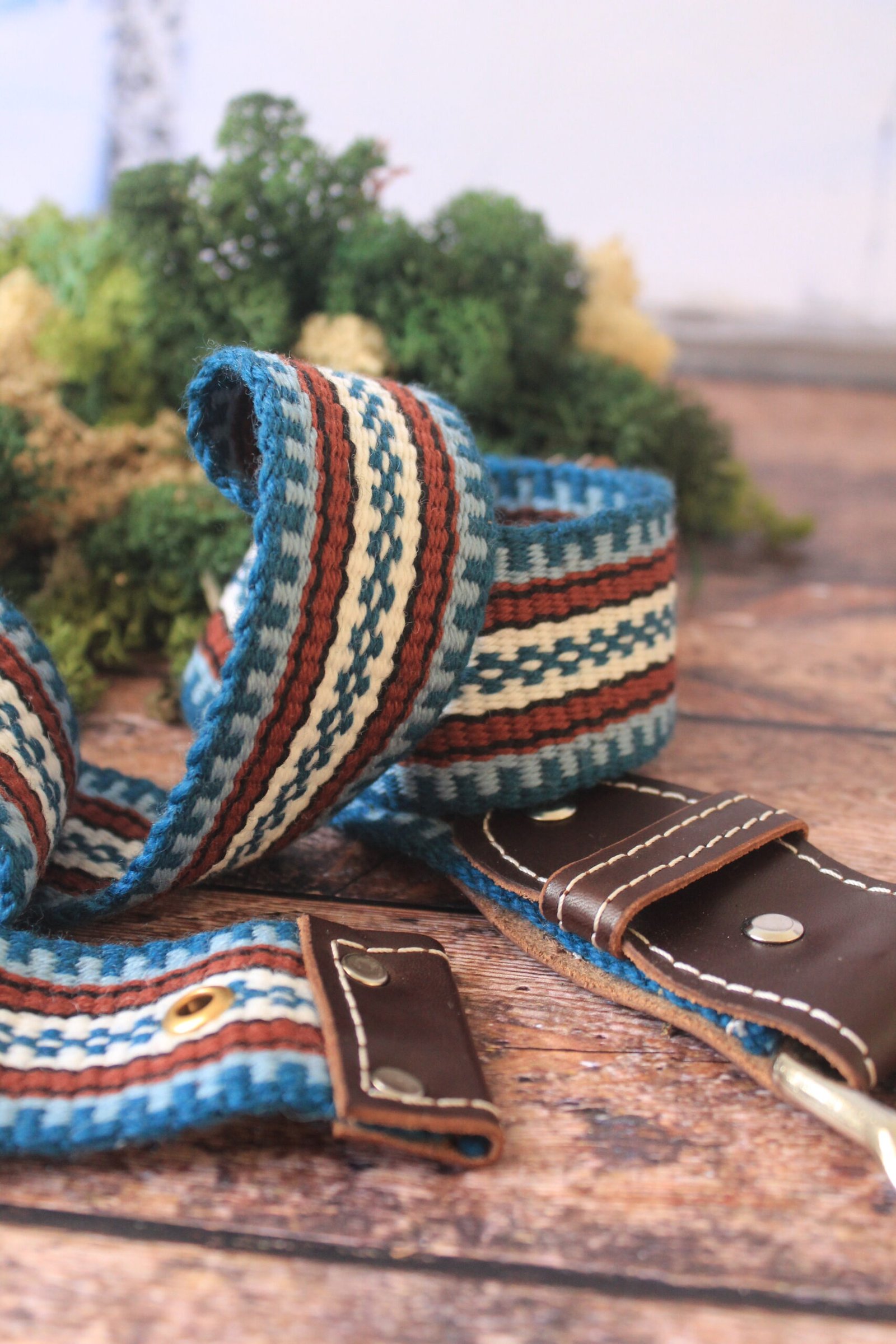 Ceinture tissé bleu renfort – Image 2